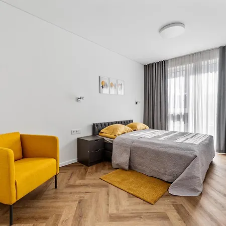 Апартаменты 50m2 Near Japanese Garden - 4th Floor