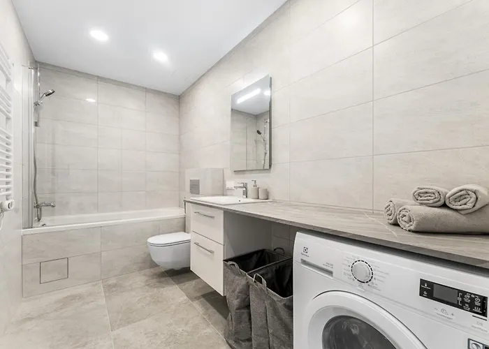 公寓 50m2 Near Japanese Garden - 4th Floor 维尔纽斯